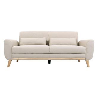 Miliboo Miliboo - Sof&aacute; Dise&ntilde;o 3 Plazas Tejido Natural Patas Roble Ektor