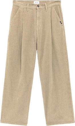 Amish Fluwelen Broek - Heren - Broeken - Beige - Maat: S
