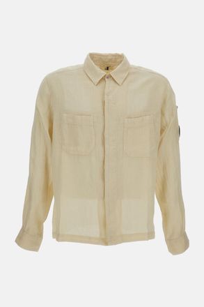C.P. Company Camicia Maniche Lunghe In Lino
