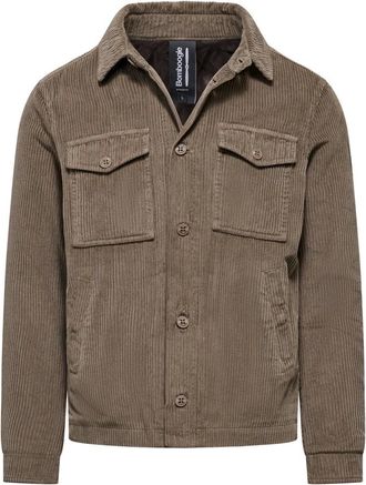Bomboogie Heren, Jassen, Bruin, Maat: 2XL Corduroy