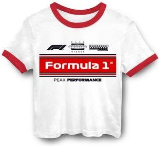 Junk Food Formula 1 Graphic Ringer T-Shirt in White/Red at Nordstrom Rack, Size Xx-Large