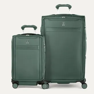 Travelpro Versapack + Softside Carry On & Large Spinner Luggage Set in Desert Sage at Nordstrom