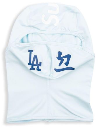 SUPREME Passamontagna leggero x MLB Kanji Teams Los Angeles Dodgers - Pale Blue
