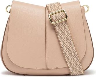 Gianni Chiarini Helena Round - Dames - Schoudertassen - Roze - ONE Size - Leer - Tassen
