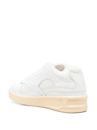 Jil Sander Panelled Leather Sneaker - White