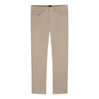 HUGO BOSS Broeken, Heren, Beige, W34 L32, Polyester, Delaware Slim Fit Broeken