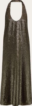 Ferragamo Donna Abito con paillette Grigio