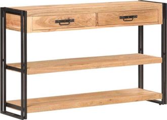 vidaXL Aparador De Madera Maciza De Acacia 120x30x75 Cm Vidaxl