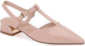 Berness Cristian T-Strap Pump in Beige at Nordstrom Rack, Size 7.5