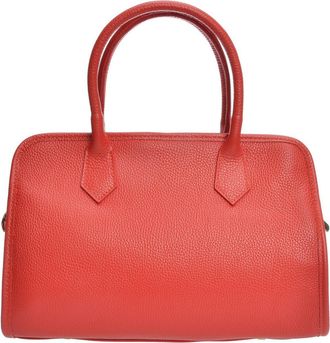 Anna Luchini Rood Rundleer Tas