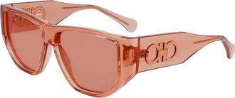 Ferragamo Unisex Gancini 56Mm Sunglasses