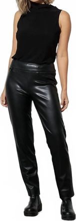 Joseph Ribkoff Brenith Faux Leather Pants In Black