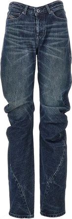 Diesel D-Twisty Jeans - Heren - Jeans - Blauw - Maat: W28 Katoen