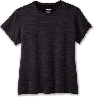 Brooks Womens Luxe T-Shirt Black XS
