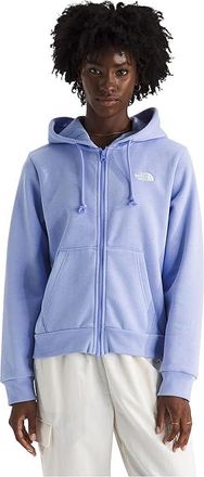 The North Face Evolution Embroidered Full Zip Hoodie Womens Sweatshirt Periwinkle Glow : 2XL, Cotton/Polyester
