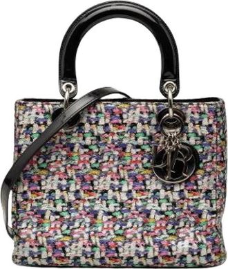 Dior Pre-owned Lady Dior - Dames - Vintage Handtas - Veelkleurig - ONE Size - Leer - Vintage