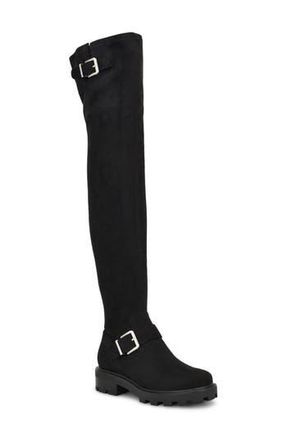 Nine West Nans Over the Knee Boot in Black/Black at Nordstrom Rack, Size 8.5