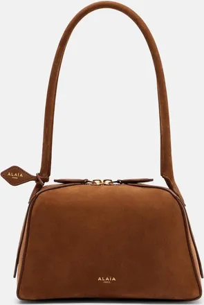 Alaia Ala&iuml;a Le Bouledouge suede shoulder bag