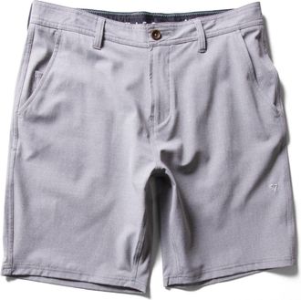 Vissla Mens Fin Rope Hybrid Shorts Gray 29