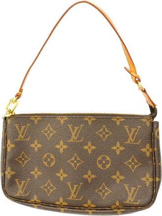 Louis Vuitton Brown Pouch (Pre-Owned)