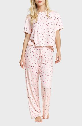 Honeydew Intimates All American Pajamas in Marzipan Hearts at Nordstrom, Size X-Small