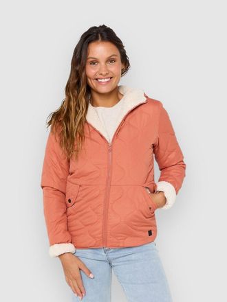 Rip Curl Anoeta Classic Quilted Jacke rot