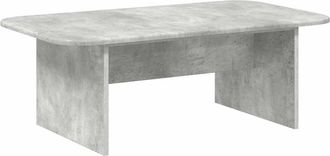 vidaXL Mesa De Caf&eacute; Gris Concreto 93 X 53 X 33 Cm Madera De Ingenier&iacute;a Vidaxl