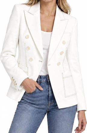 Veronica Beard Cosmo Dickey Jacket In Off White