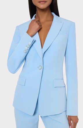Milly Avery Cady Blazer in Light Blue at Nordstrom, Size 12