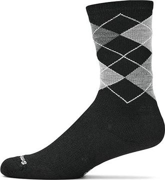 Smartwool Everyday Diamond Jim Crew Socks Mens No Show Socks Shoes Black1 : XL (Mens Shoe 12-14.5), Wool/Nylon