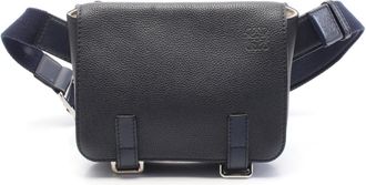 Loewe Navy Leather Fanny Pack (Pre-Owned)
