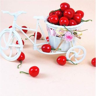 Trade Shop Trade Shop - Ciliegia 20 Pezzi Ciliegie Artificiale 6cm Decorazione Frutta Finta Centrotavola