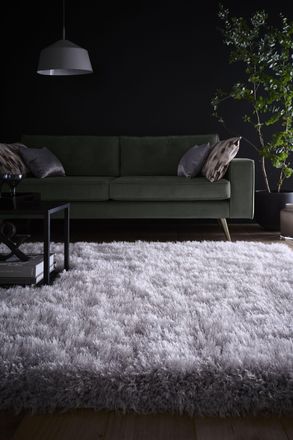 Origin Store Extravagance Rug in Silver | Size: 120 cm x 170 cm
