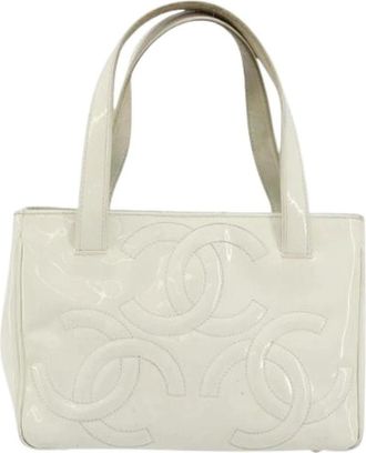 Chanel Bolso Tote Vintage Pre-owned - Pre-owned - Mujer - Blanco - ONE SIZE