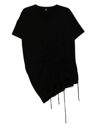 Yohji Yamamoto asymmetric t-shirt - Black