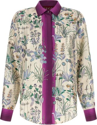 Gucci Multicolor Silk Womens Blouse