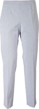 Berwich striped trousers - White