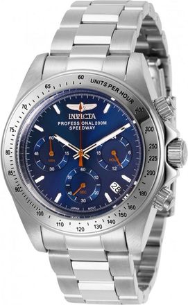 Invicta Speedway 27770 Heren Horloge - Quartz Uurwerk - Roestvrij Staal met blauwe Wijzerplaat - 39mm