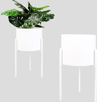 OEM Copertura Per Vaso Da Fiori In Metallo Bianco Loft Macon M 34x34x60