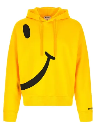 Moschino Mens Smiley Hoodie