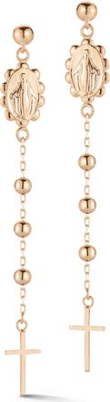 Glaze Jewelry Sterling Silver Rosary Drop Earrings