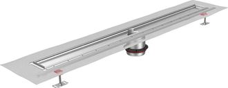 Aco Aco Showerdrain Public Canaleta 1500x110/con 1 Boca De Desag&uuml;e Fl.hori/incl.membrana Selladora, 9011.60.16