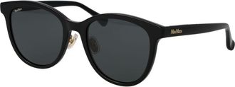 Max Mara Black Acetate Womens Sunglasses