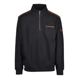 Bugatti Felpa con zip integrale - - Sweatshirts & Hoodies - Uomo - Grigio - 3XL