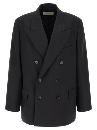 Dries Van Noten Black Wool Mens Blazer