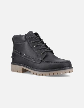 Sperry Top-Sider Mens Sperry Baltimore Leather Mens Black Ankle Boots