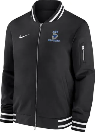 Nike SMU Mustangs Nike Mens College Bomber Jacket in Black | M62424E168SMUN-BLK