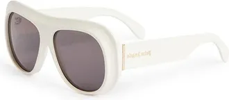 Palm Angels PERI103ELFIN0107 Aviator Full Rim Sunglasses - White