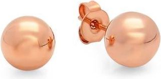 Steeltime 18k Rose Gold Plated Ball Stud Earrings at Nordstrom Rack