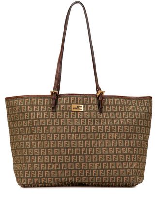 Fendi 2010-2024 Large Zucchino Canvas tote bag - Brown